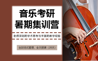 长沙音乐考研暑期集训营