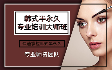 成都韩式半永久专业培训大师班