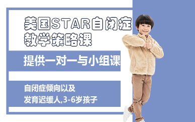 苏州美国STAR自闭症教学策略课
