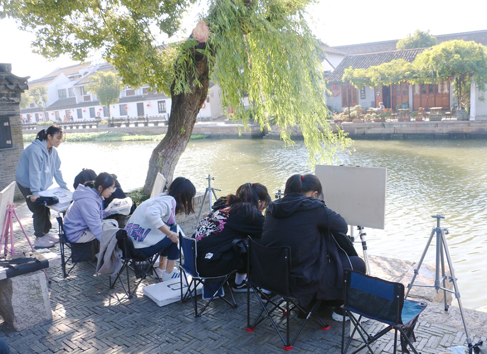 写生现场