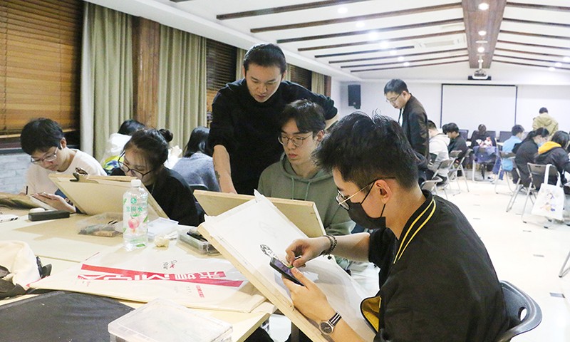 练习现场