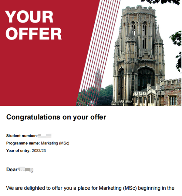 录取offer 录取offer