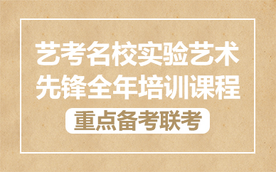 北京艺考名校实验艺术先锋全年培训课程