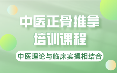 中医正骨推拿培训课程
