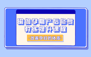 瑜伽孕期产后修复教练提升 课程 瑜伽孕期产后修复教练提升 课程