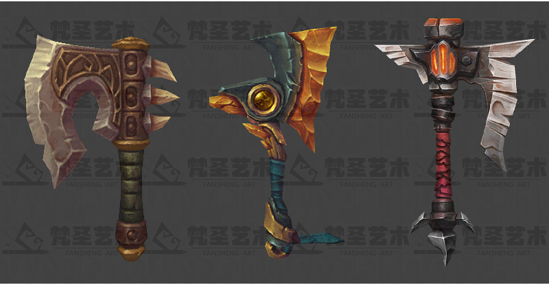 3D低模手绘道具制作 3D低模手绘道具制作