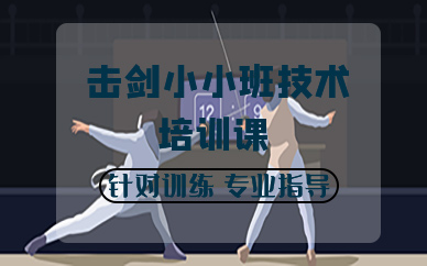 鄭州擊劍小小班技術(shù)培訓(xùn)課