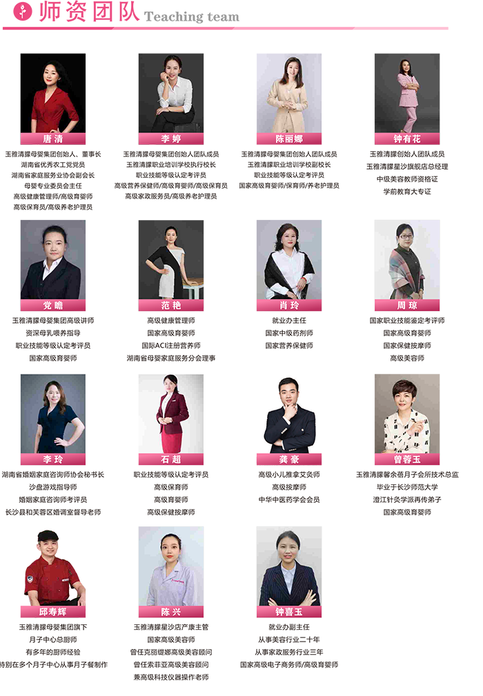 师资团队 师资团队