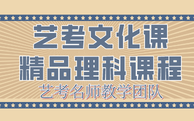 合肥艺考文化课精品理科课程
