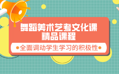 舞蹈美术艺考文化课精品课程 舞蹈美术艺考文化课精品课程