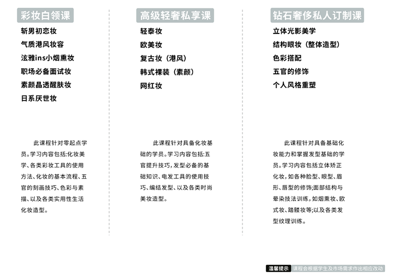 课程内容 课程内容