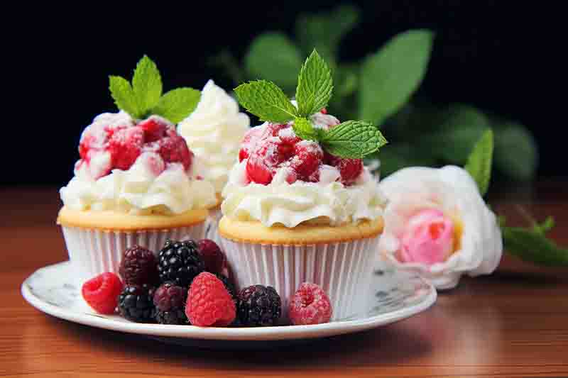 香甜的杯子蛋糕 香甜的杯子蛋糕