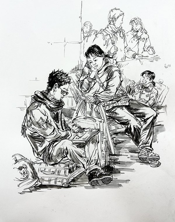 高考美术速写作品 高考美术速写作品