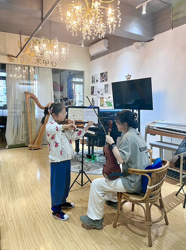 小提琴教学现场