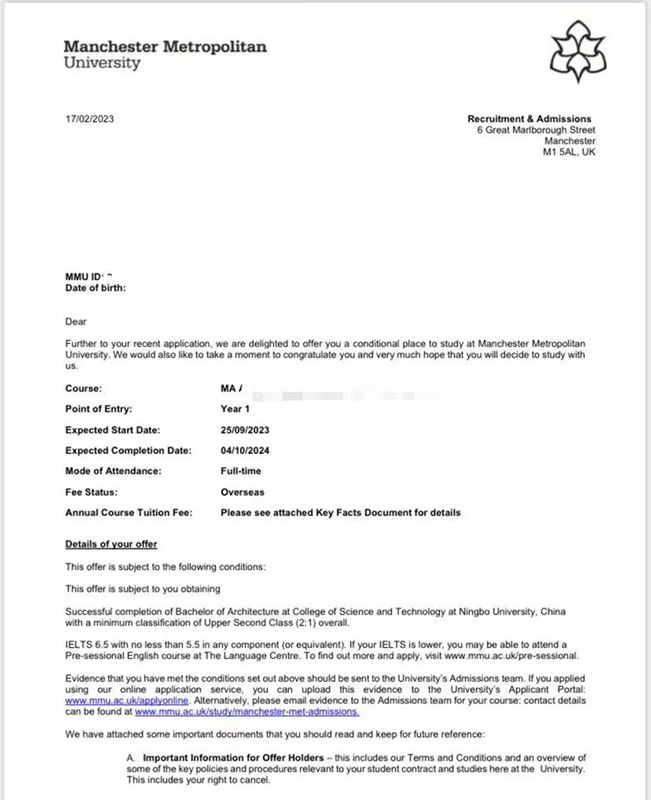 英国Manchester Metropolitan University