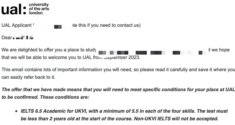 英国University of the Arts London