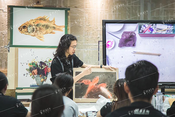 国际班美术培训现场