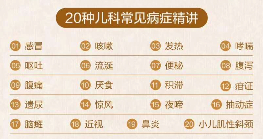 儿科常见病症