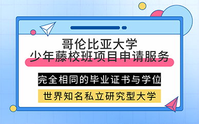 南京哥伦比亚大学少年藤校班项目申请服务