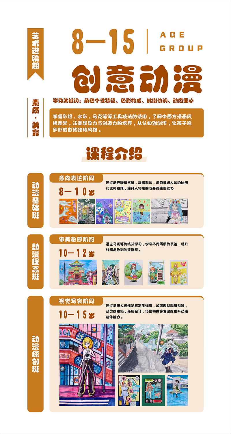 8-15岁创意动漫