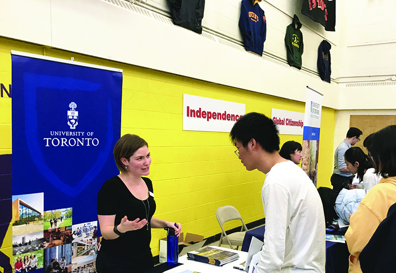 多伦多大学招生官到学校招生 多伦多大学招生官到学校招生