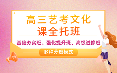 青岛高三艺考文化课全托班