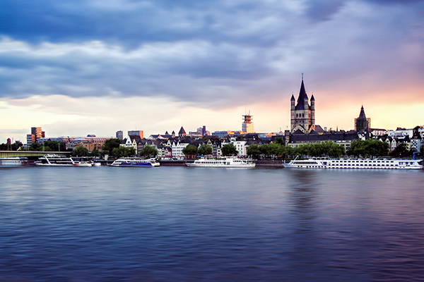德国莱茵河风光