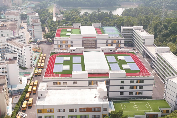 學(xué)校鳥瞰圖