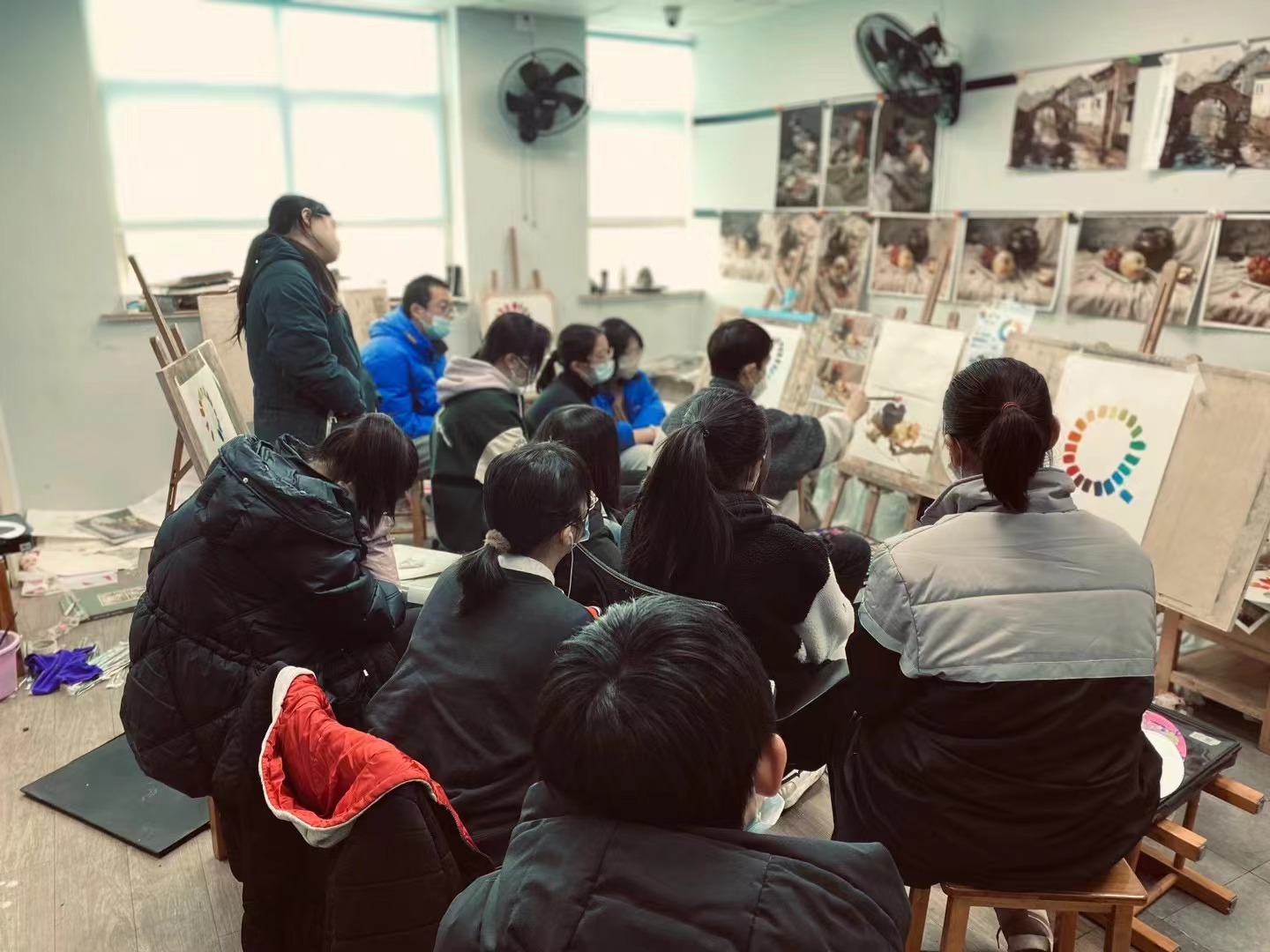 高中藝考預(yù)科教學(xué)場景