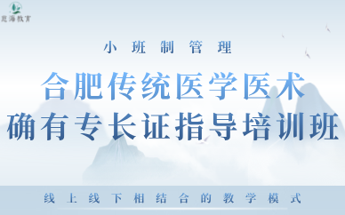 合肥传统医学医术确有专长证指导培训班