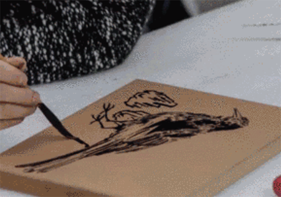 版画过程 版画过程
