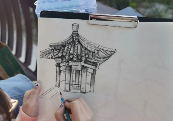 建筑写生 建筑写生