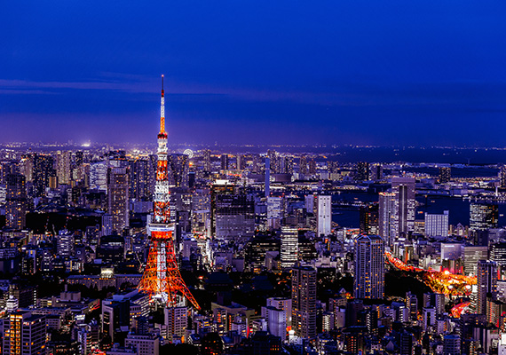 日本东京梦幻夜景 日本东京梦幻夜景