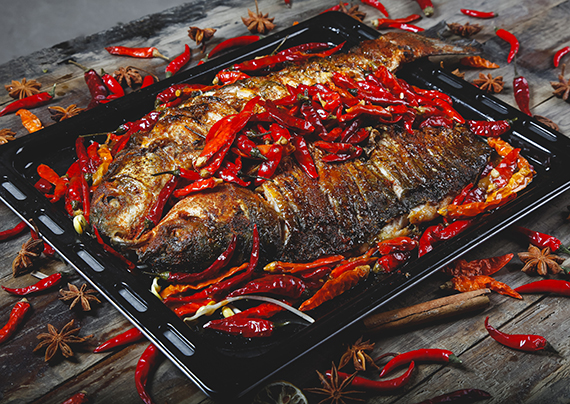 香辣烤鱼