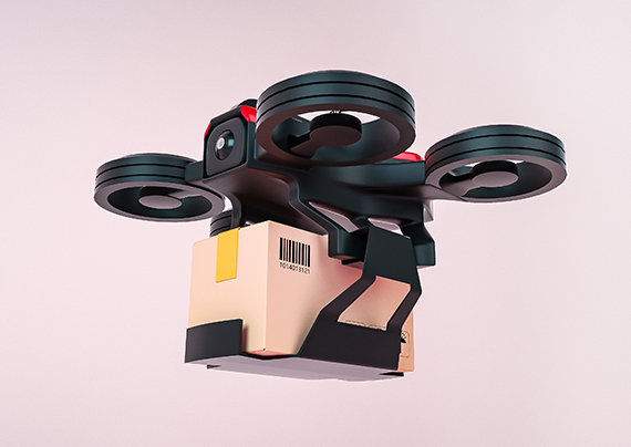 无人机送货场景 无人机送货场景