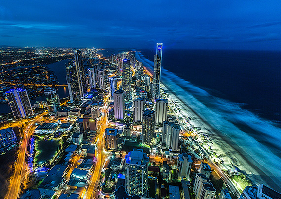 澳大利亚皇家海岸梦幻夜景 澳大利亚皇家海岸梦幻夜景