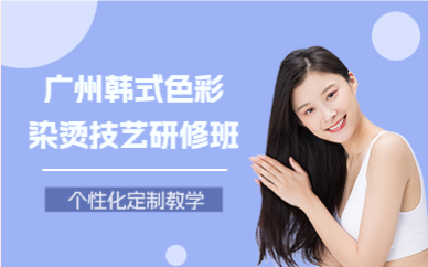 廣州韓式色彩染燙技藝研修班