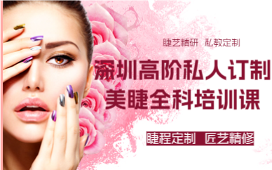 深圳高阶私人订制美睫全科培训课