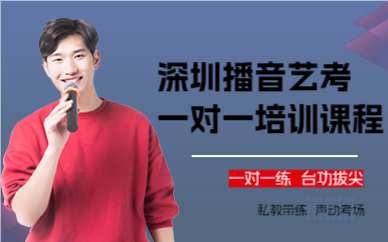 深圳播音艺考一对一培训课程