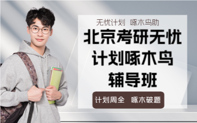 北京考研無憂計(jì)劃啄木鳥輔導(dǎo)班