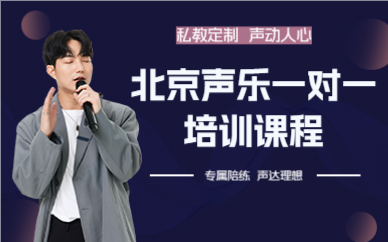 北京声乐一对一培训课程