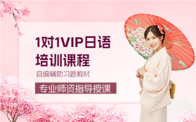 上海1对1VIP日语培训课程