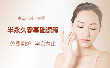成都半永久零基础课程