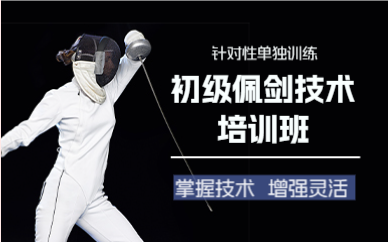 成都初级佩剑技术培训班