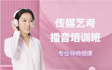 佛山传媒艺考播音培训班
