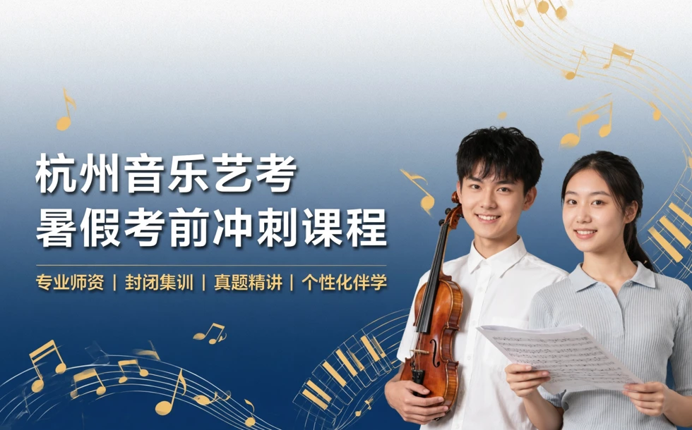 杭州音乐艺考暑假考前冲刺课程
