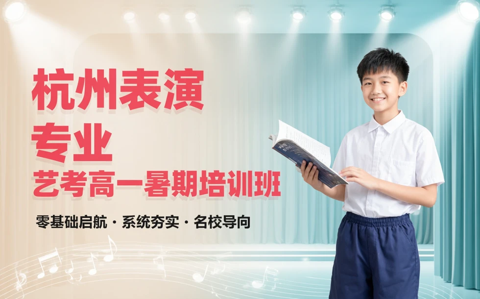 杭州表演专业艺考高一暑期培训班