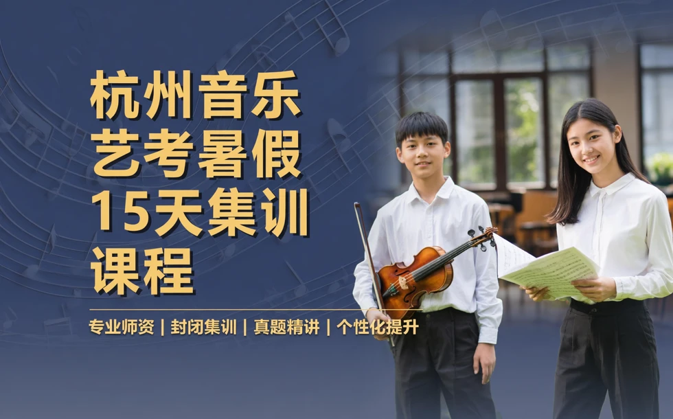 杭州音乐艺考暑假15天集训课程