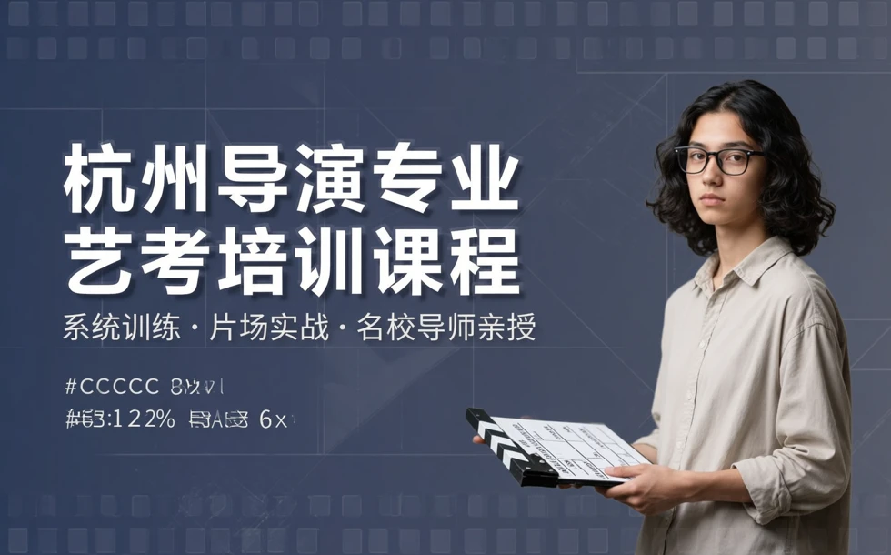 杭州导演专业艺考培训课程