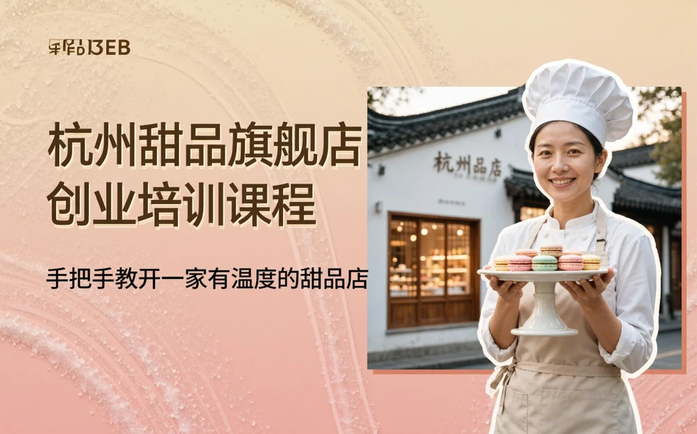 杭州甜品旗舰店创业培训课程